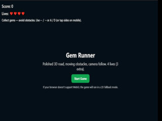 Gem Runner
